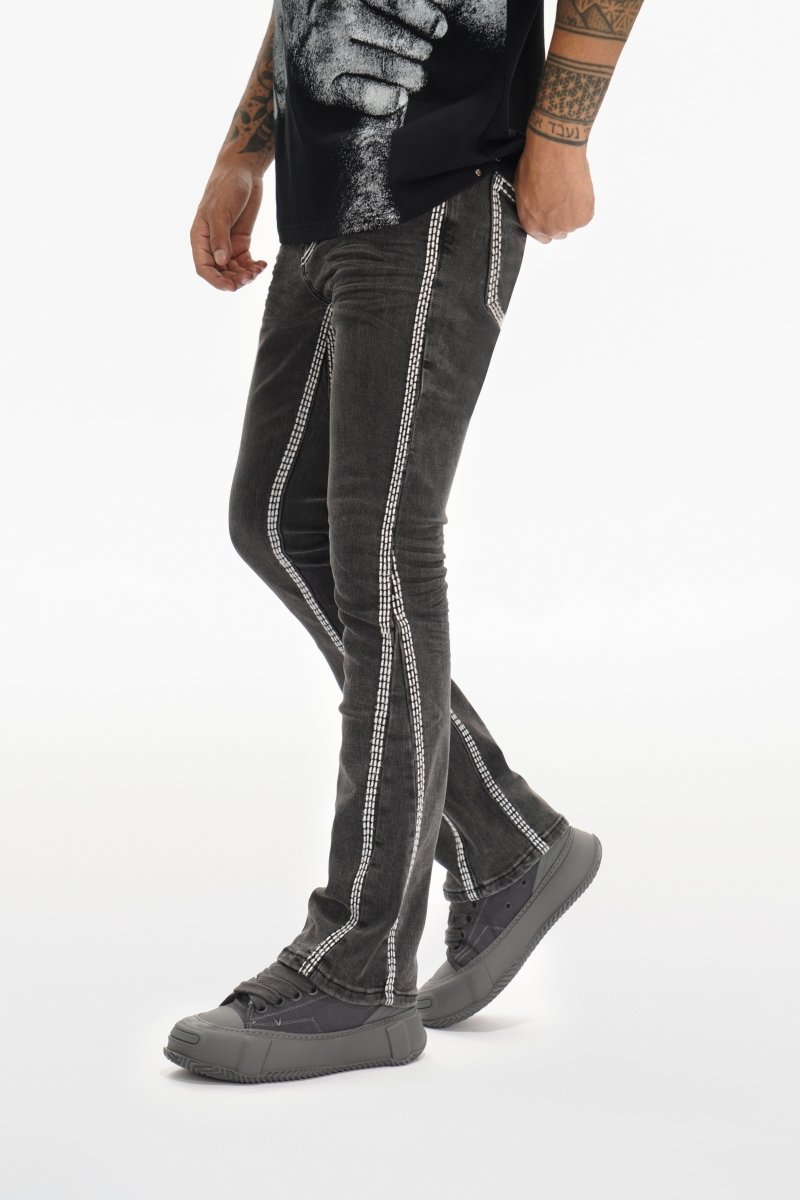 Cody Stacked Grey Washed - Valabasas