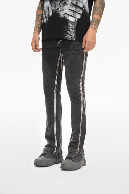 Cody Stacked Grey Washed - Valabasas