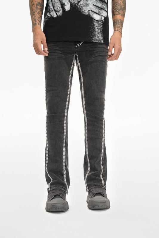 Cody Stacked Grey Washed - Valabasas