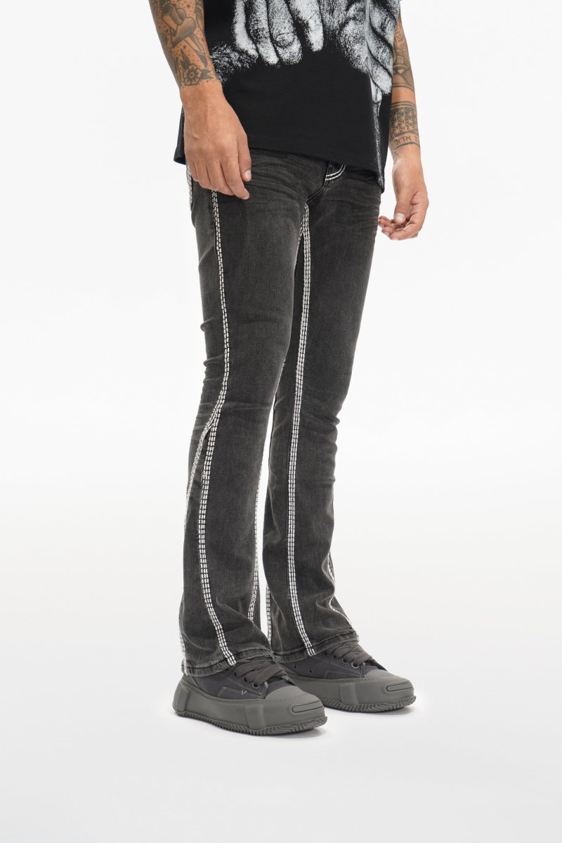 Cody Stacked Grey Washed - Valabasas