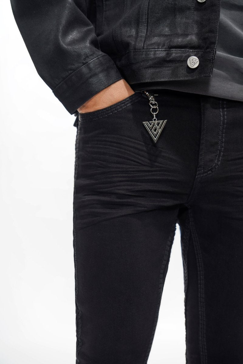 未使用　VALABASAS SHOW Jet Black デニム 29 ブラック Cody Stacked Jet Black – Valabasas