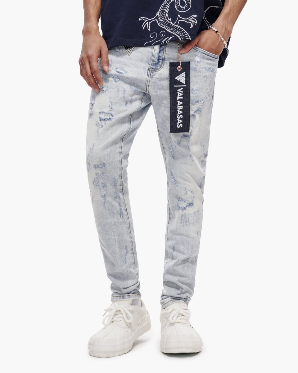 Collage Light Blue Wash Skinny - Valabasas