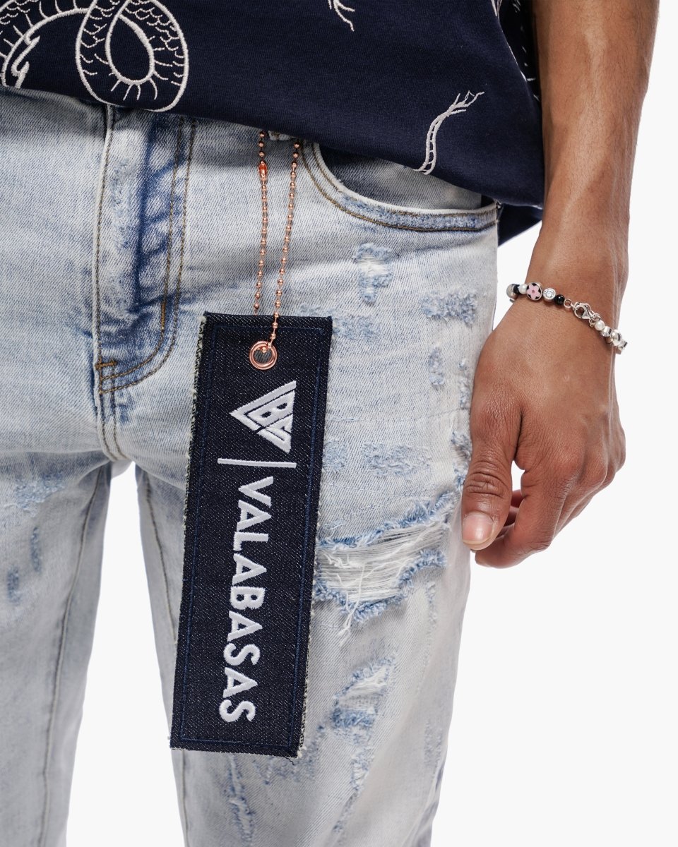 Collage Light Blue Wash Skinny - Valabasas