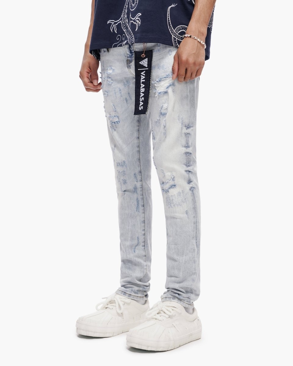 Collage Light Blue Wash Skinny - Valabasas