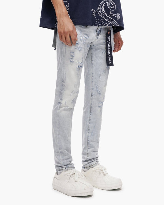 Collage Light Blue Wash Skinny - Valabasas