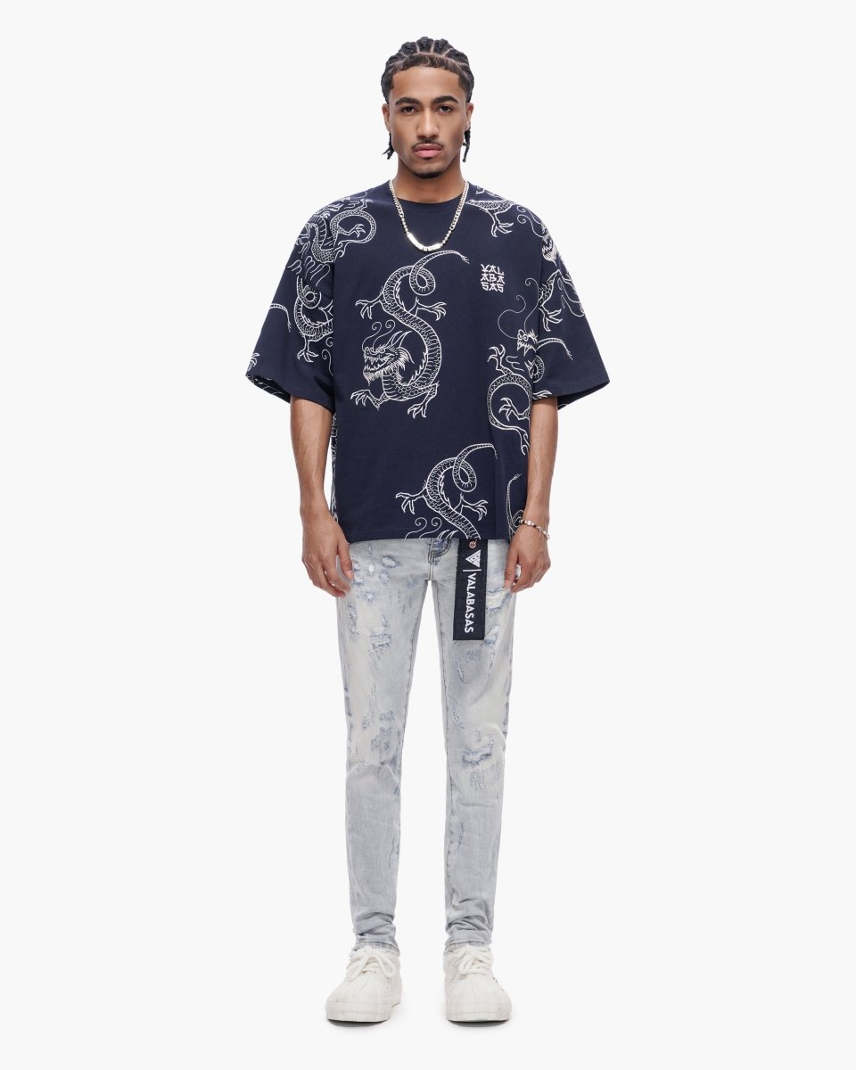 Collage Light Blue Wash Skinny - Valabasas
