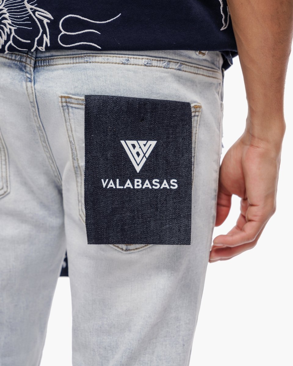 Collage Light Blue Wash Skinny - Valabasas