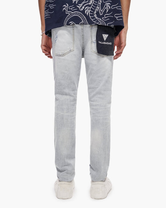 Collage Light Blue Wash Skinny - Valabasas