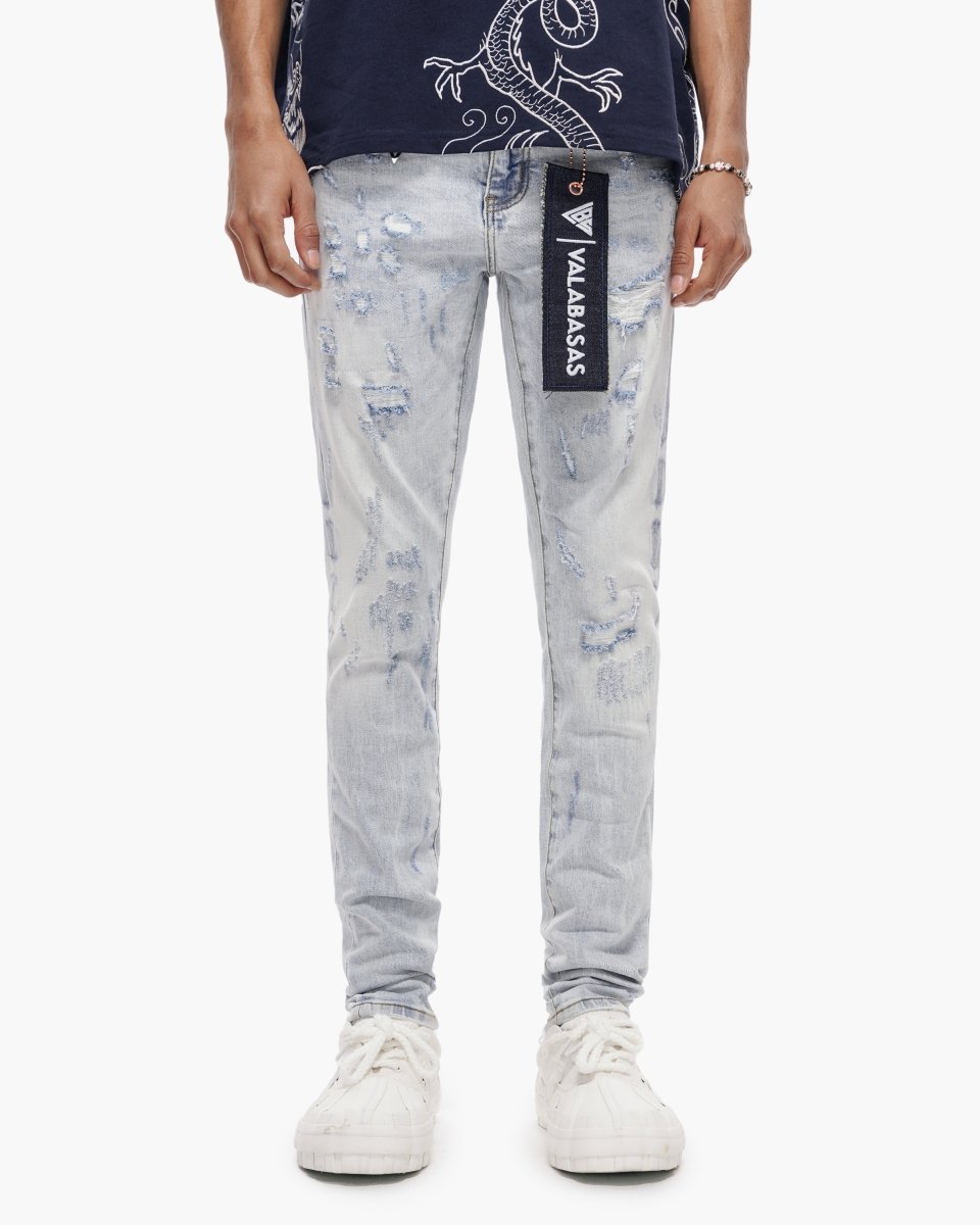 Collage Light Blue Wash Skinny - Valabasas