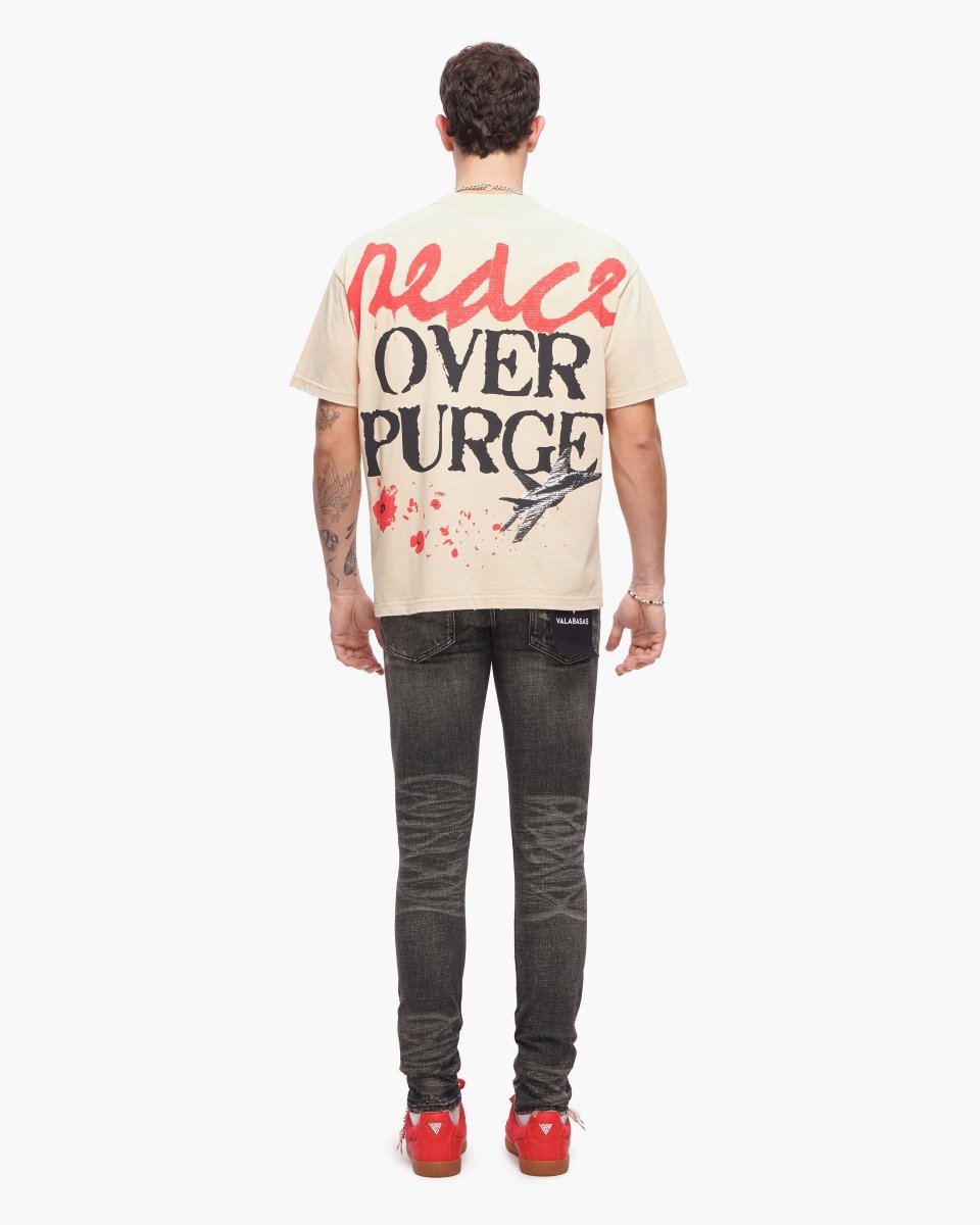Collage Skinny Denim Grey Vintage Wash - Valabasas