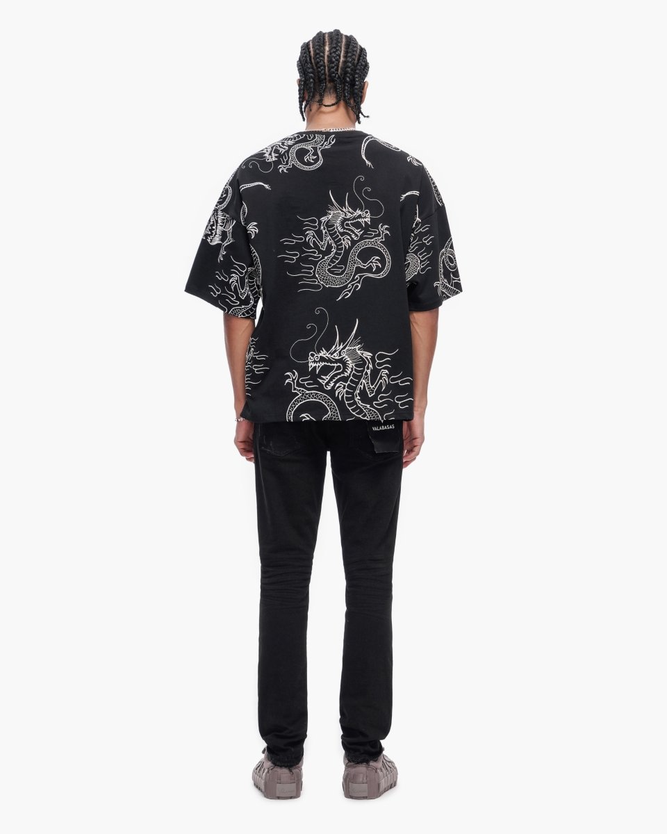 Collage Skinny Denim Jet Black - Valabasas
