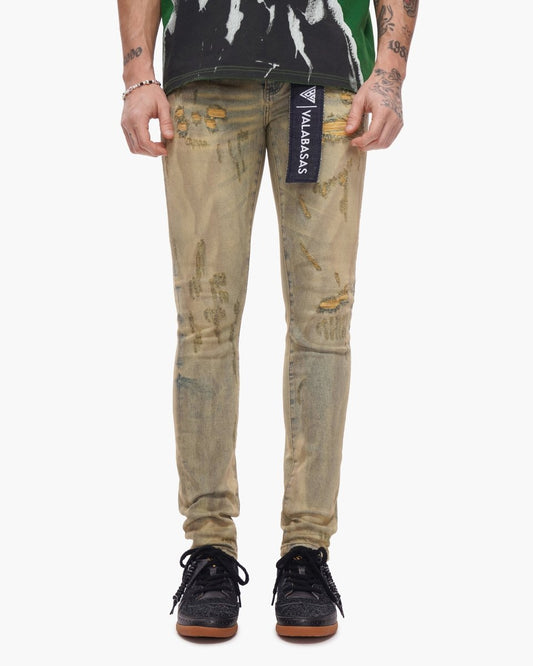 Collage Skinny Denim Vintage Wash - Valabasas