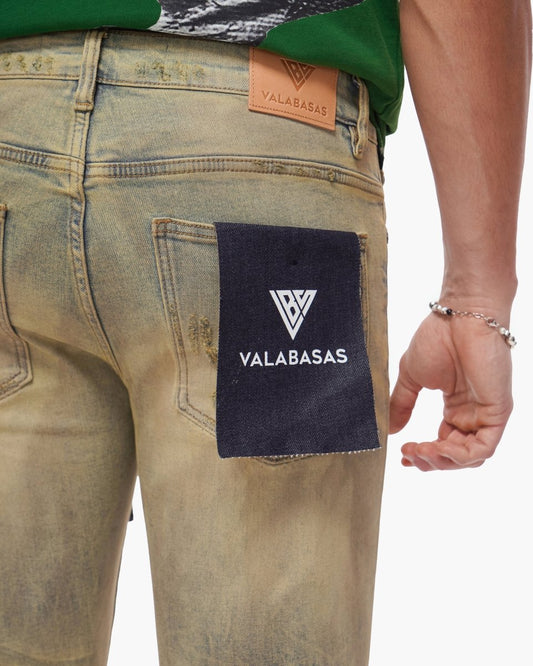Collage Skinny Denim Vintage Wash - Valabasas