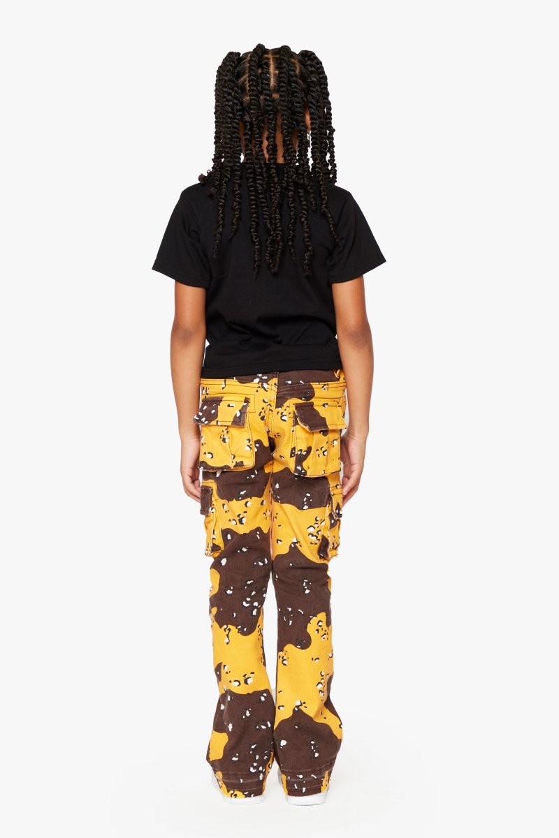 "COMMANDER" KIDS STACKED FLARE GOLDEN EARTH - Valabasas