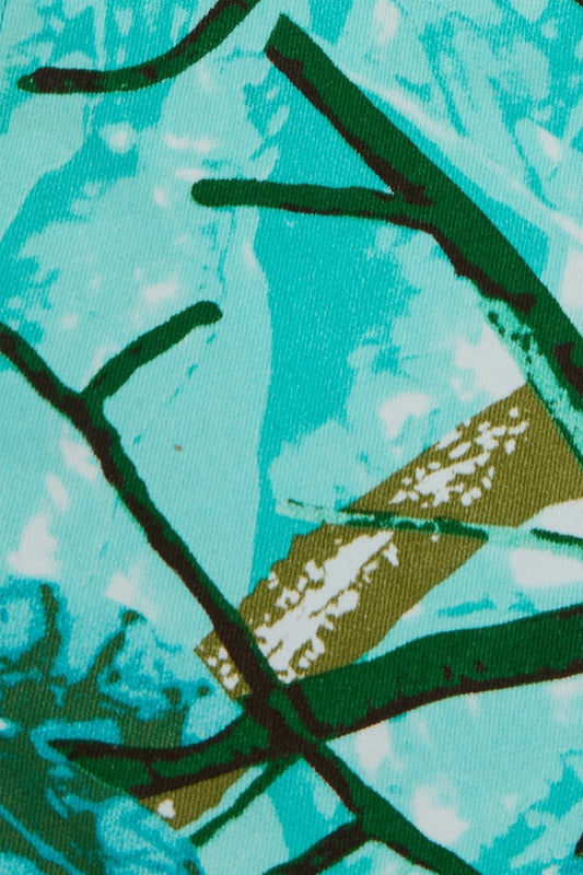 "COMMANDER" STACKED FLARE JEAN BLIZZARD CAMO - Valabasas