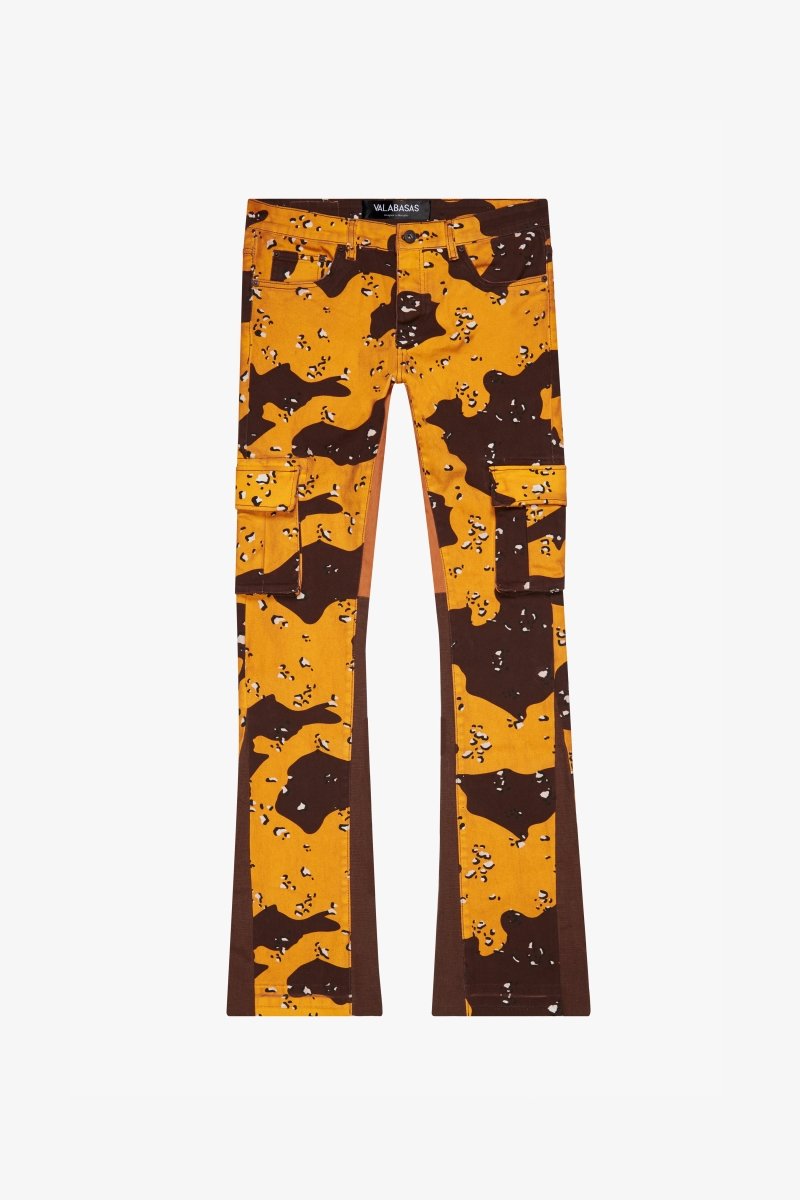 "COMMANDER " STACKED FLARE JEAN GOLDEN EARTH - Valabasas