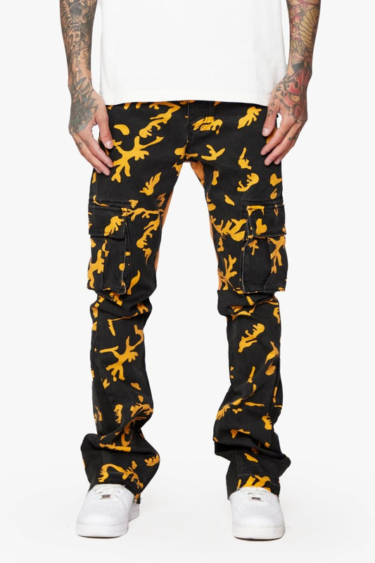 "COMMANDER " STACKED FLARE JEAN HORNET STRIKE - Valabasas