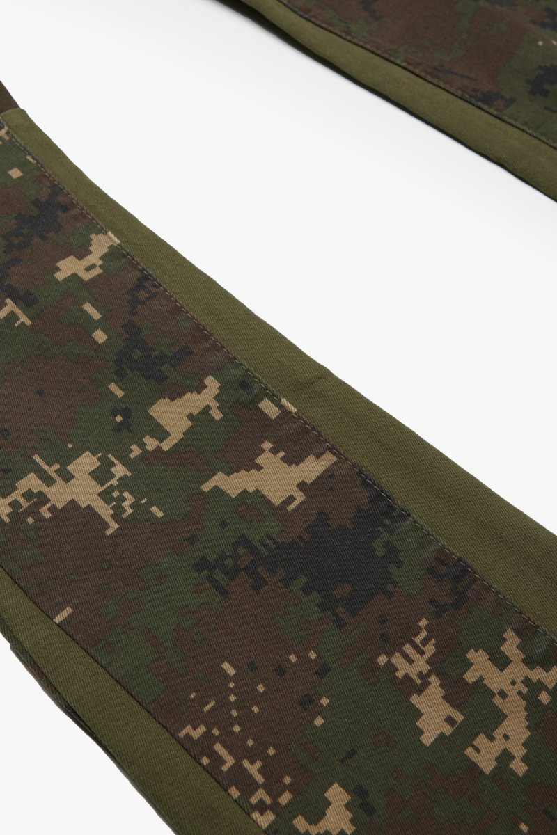 "COMMANDER" KABUL CAMO STACKED FLARE JEAN
