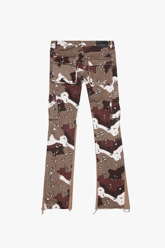 "COMMANDER" STACKED FLARE JEAN WILDERNESS - Valabasas