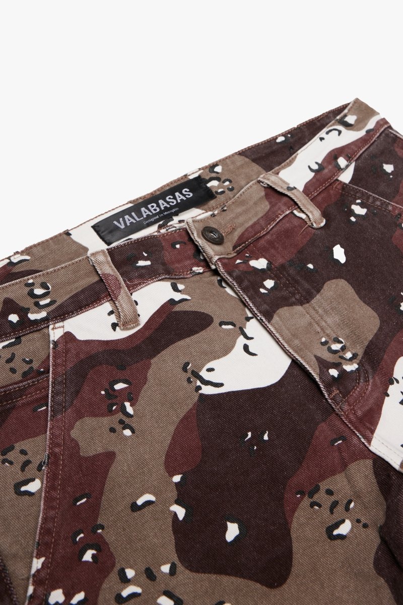 "COMMANDER" STACKED FLARE JEAN WILDERNESS - Valabasas