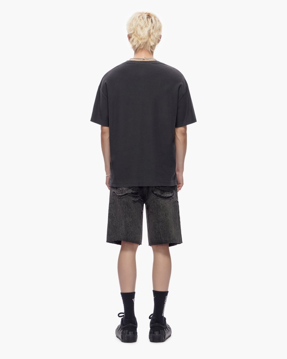 Compass Shorts Grey Wash - Valabasas