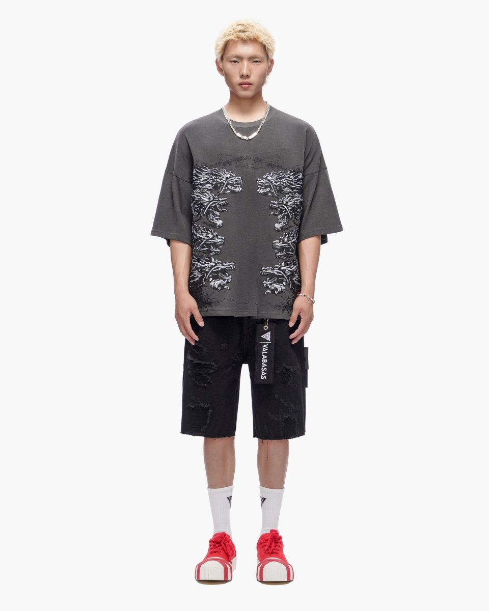 Compass Shorts Jet Black - Valabasas