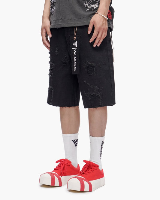 Compass Shorts Jet Black - Valabasas