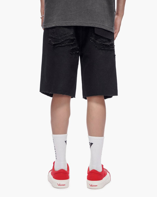 Compass Shorts Jet Black - Valabasas