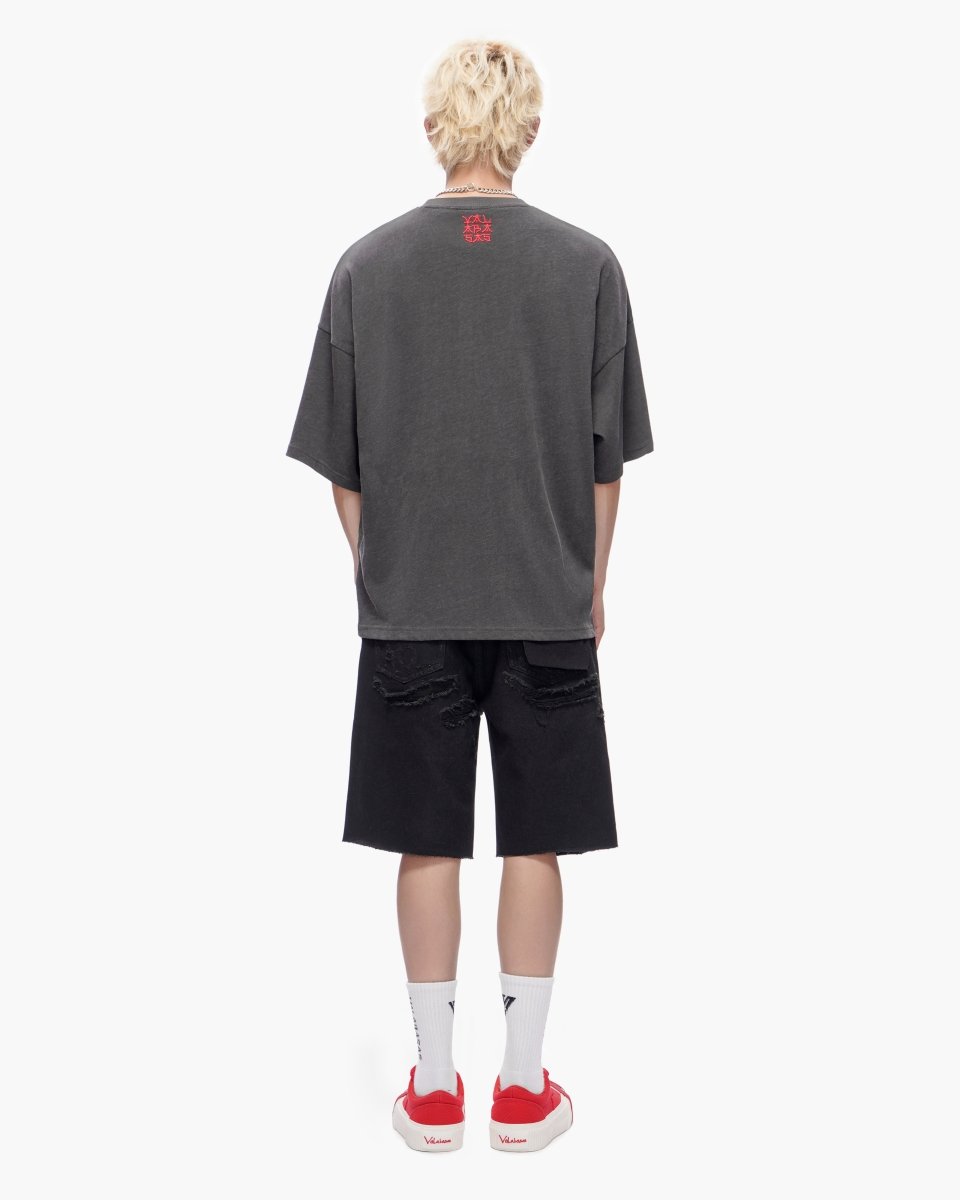 Compass Shorts Jet Black - Valabasas