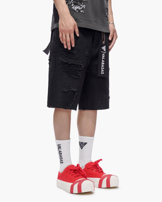 Compass Shorts Jet Black - Valabasas