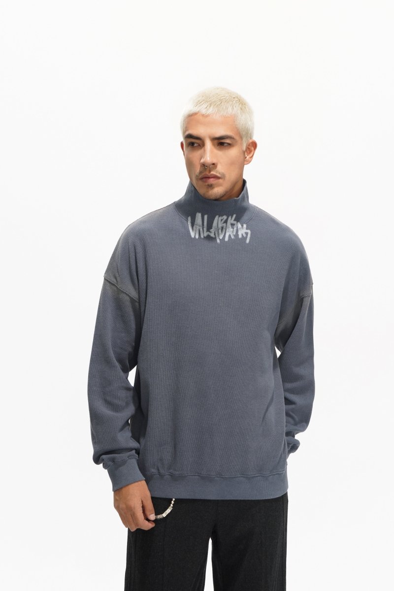 Confined Turtleneck Blue - Valabasas