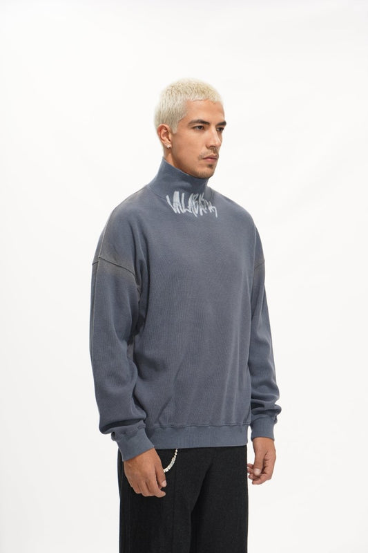 Confined Turtleneck Blue - Valabasas