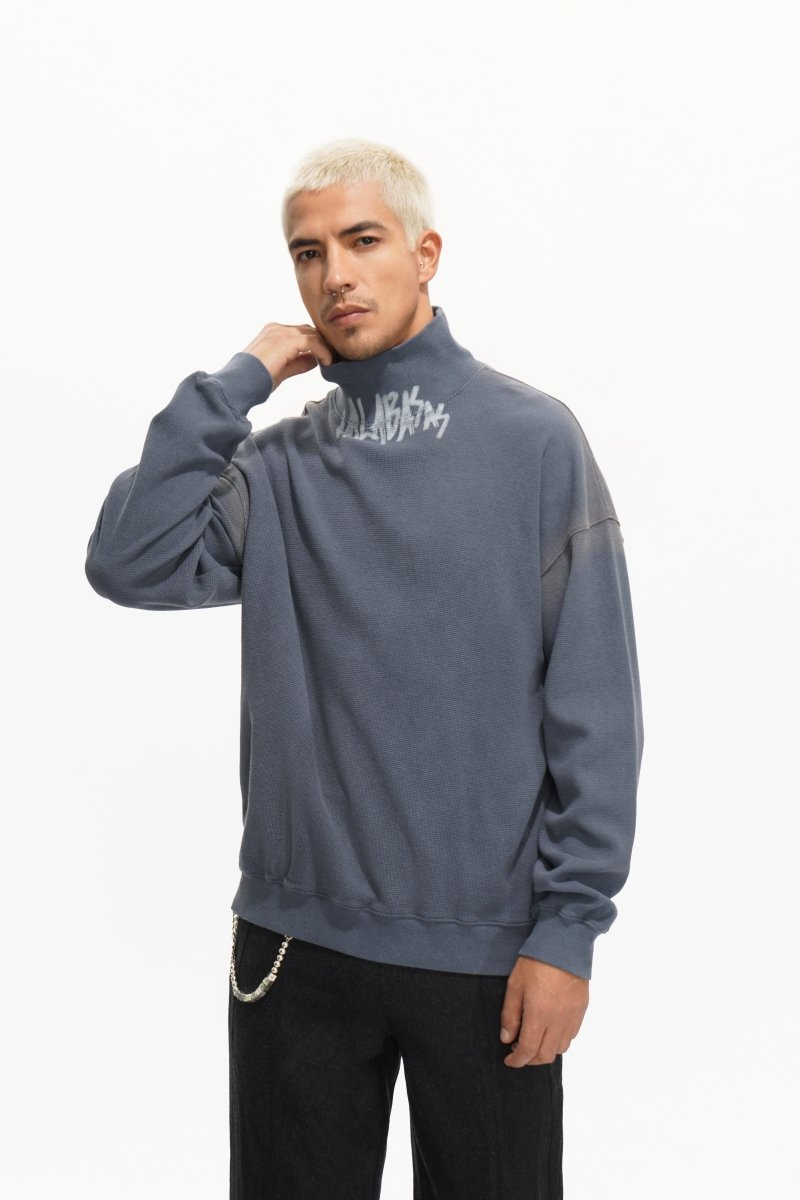 Confined Turtleneck Blue - Valabasas