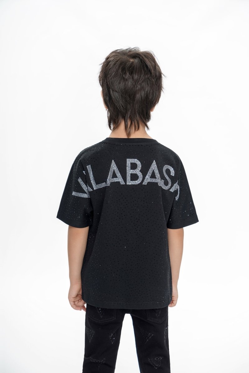 Constellation Kids Black Silver Tee