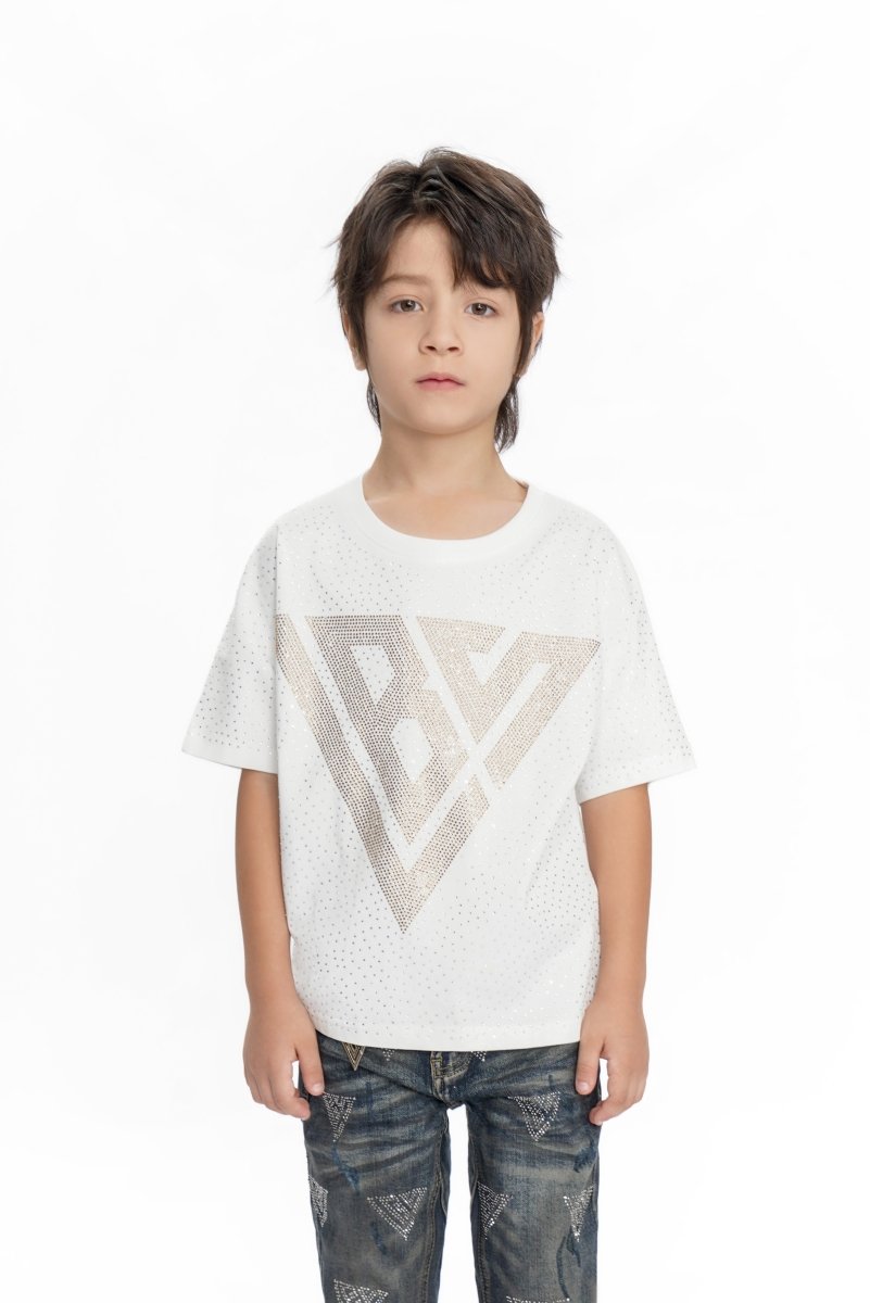 Constellation Kids White Silver Tee - Valabasas