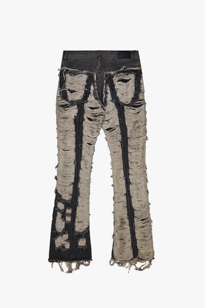 Contrast Stacked Grey Wash