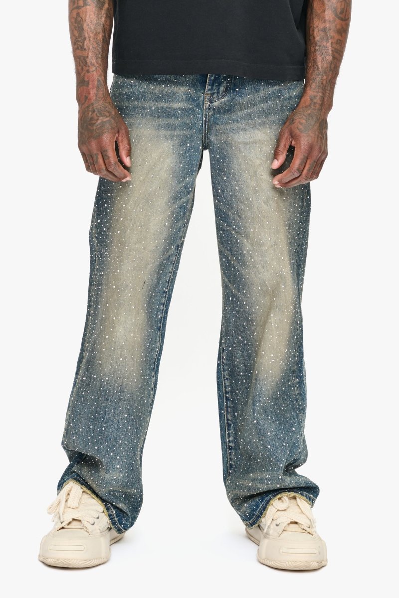 Convince Dk. Vintage Blue Baggy Jean - Valabasas