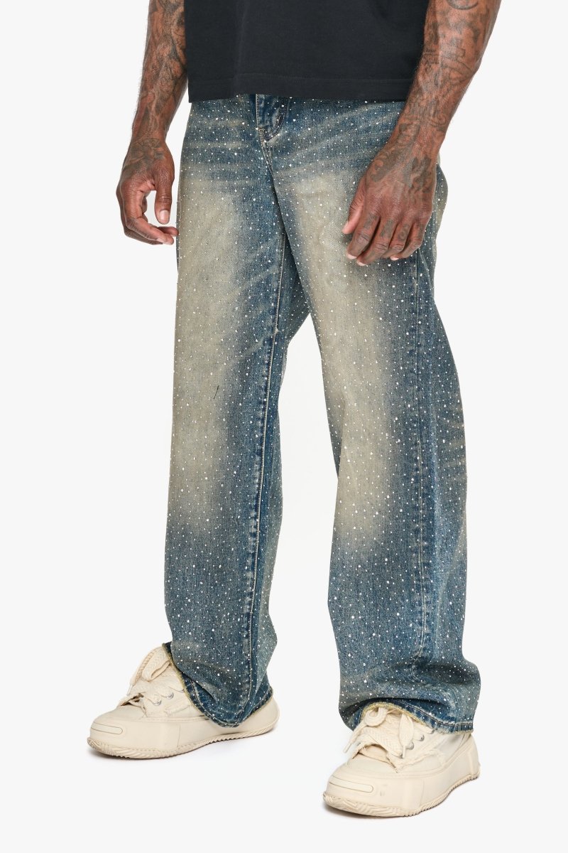 Convince Dk. Vintage Blue Baggy Jean - Valabasas