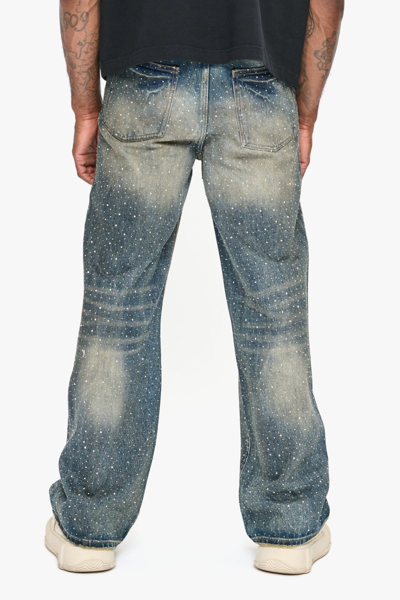 Convince Dk. Vintage Blue Baggy Jean - Valabasas