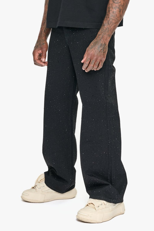 Convince Jet Black Baggy Jean - Valabasas