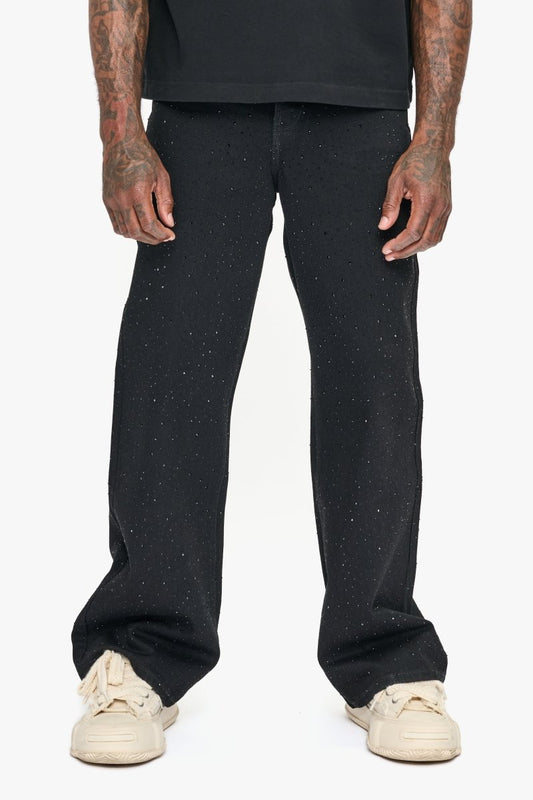 Convince Jet Black Baggy Jean - Valabasas
