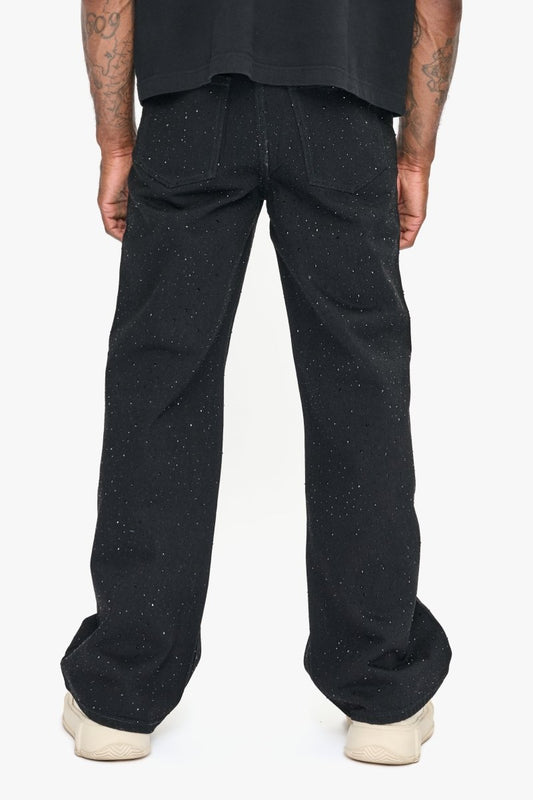 Convince Jet Black Baggy Jean - Valabasas