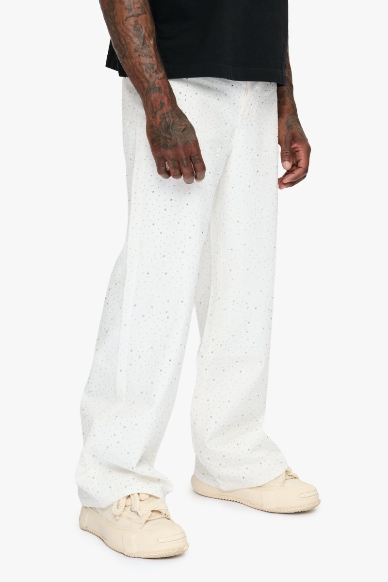 Convince White Baggy Jean - Valabasas