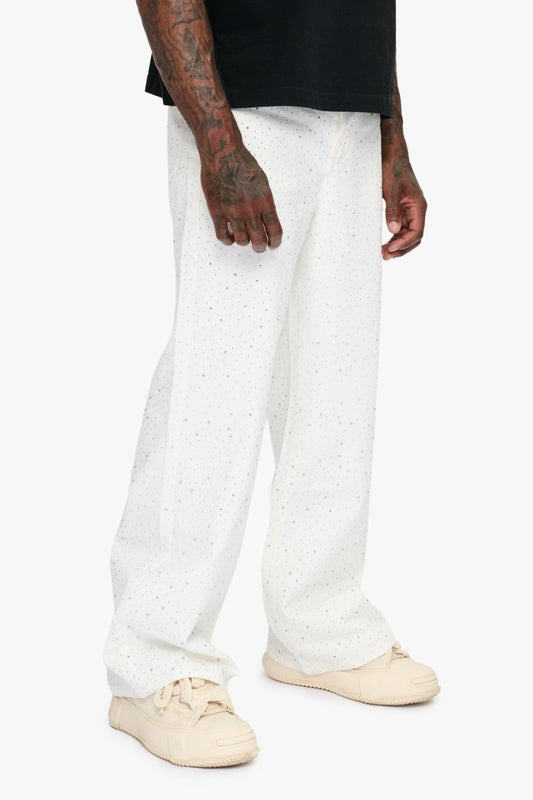 Convince White Baggy Jean - Valabasas