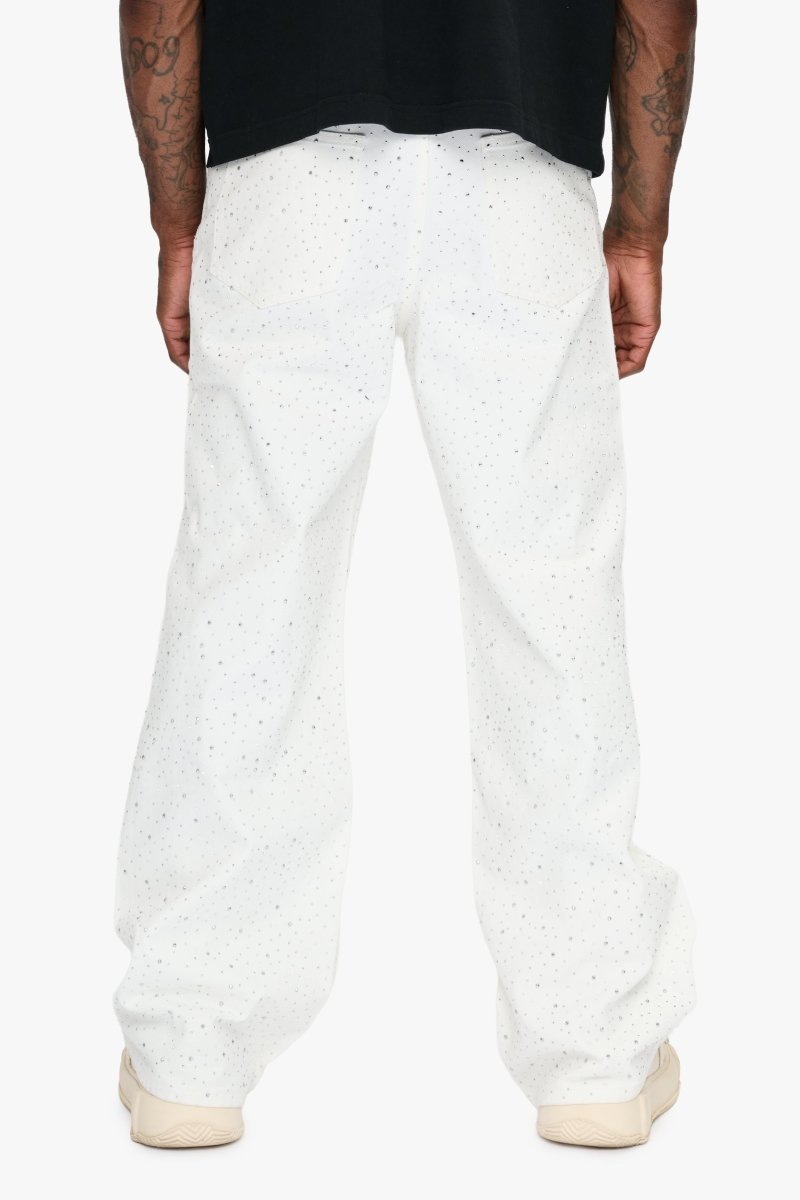 VALABASAS カーゴパンツ ホワイト サイズ30 Convince White Baggy Jean – Valabasas