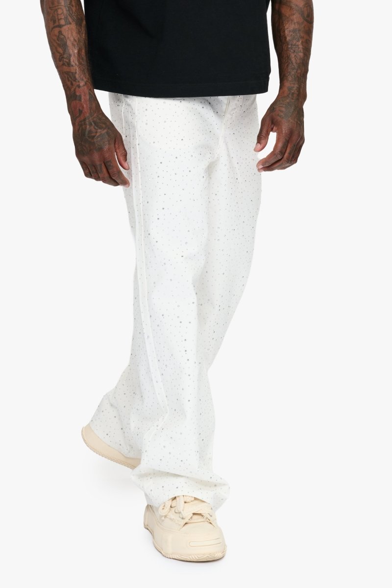 Convince White Baggy Jean - Valabasas