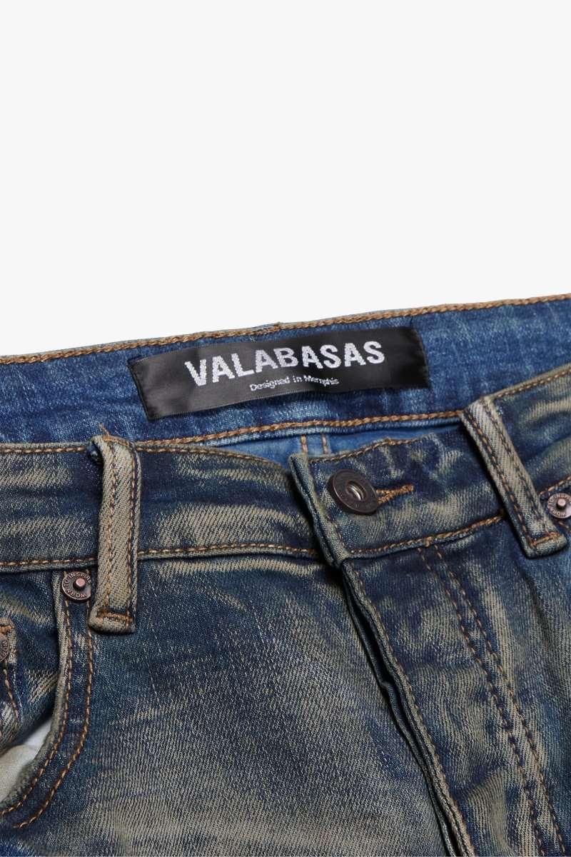 "COVERT" DIRTY VINTAGE WASH FLARED STACKED