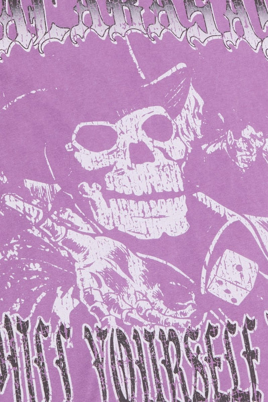 "CRAPS" TEE VINTAGE PURPLE - Valabasas