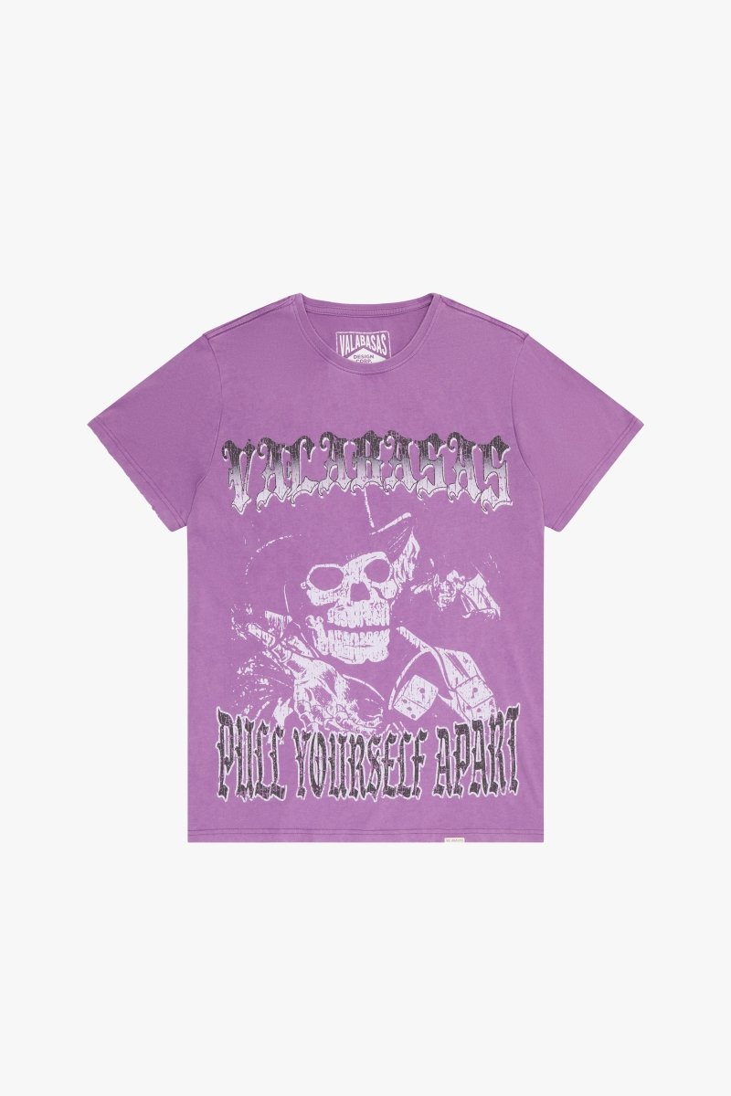 "CRAPS" TEE VINTAGE PURPLE - Valabasas