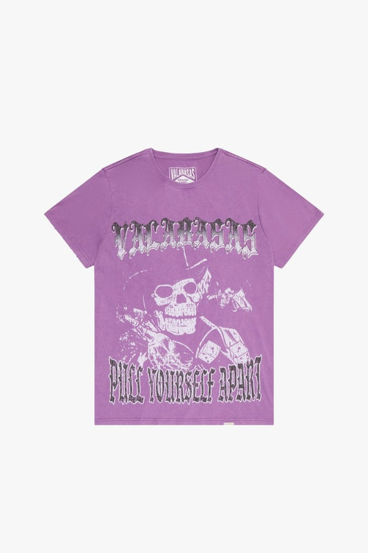 "CRAPS" TEE VINTAGE PURPLE - Valabasas